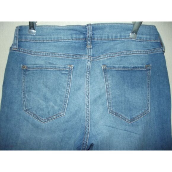 Old Navy Jeans Womens 6 x26" Boyfriend Straight Droit Mid Rise Stretch Crop blue - Picture 7 of 8